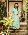 Mikaela Geometric Skirt Set