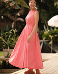 Tiana Eyelet Maxi Dress