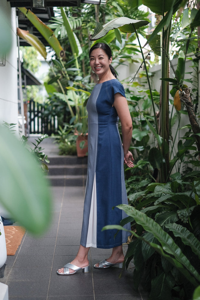 No Monday Blues Chambray Dress