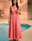 Tiana Eyelet Maxi Dress