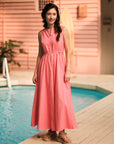 Tiana Eyelet Maxi Dress