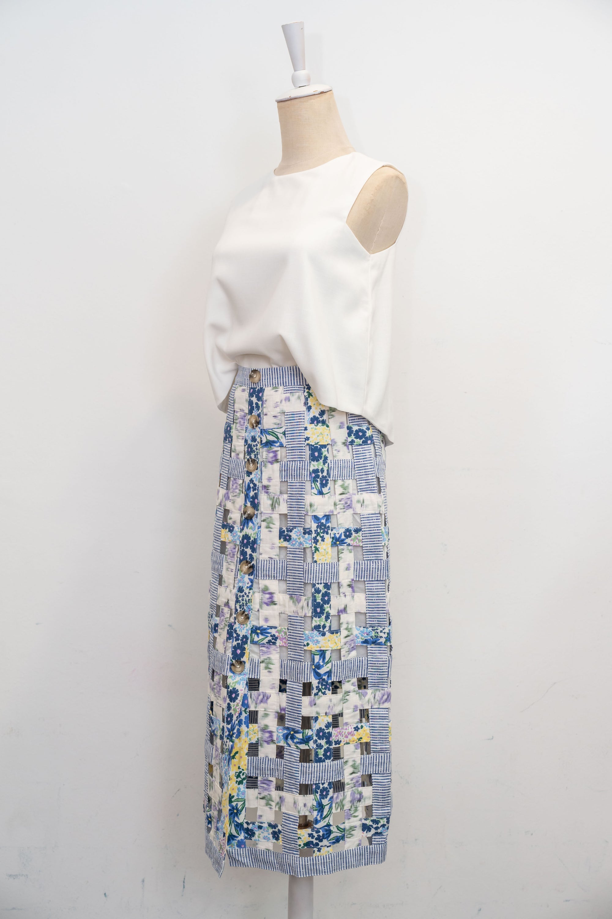 Wonder Skirt - Blueberry Floral / Vintage Floral / Violet Blooms