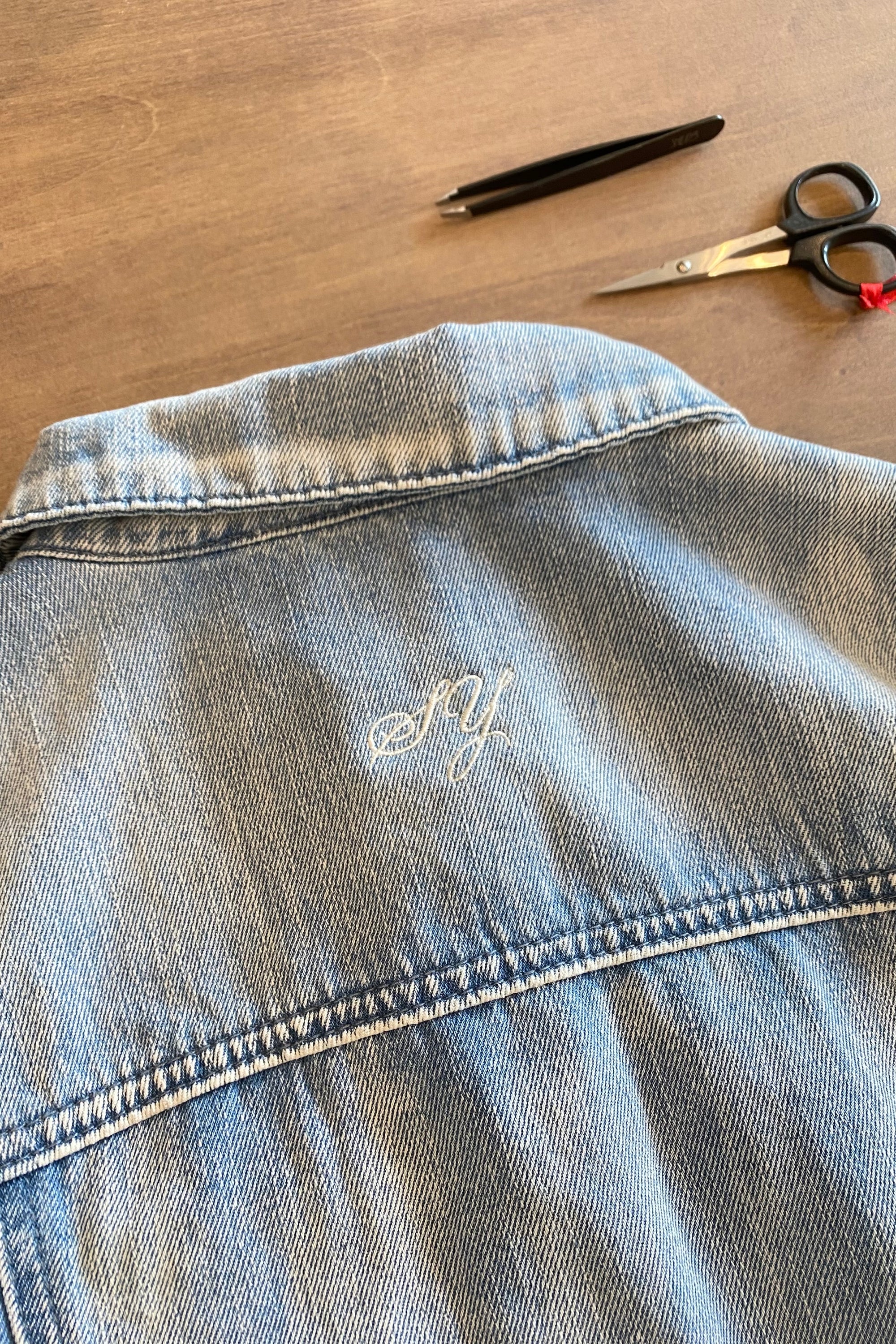 Savannah Embroidered Denim Jacket (BACKORDER)
