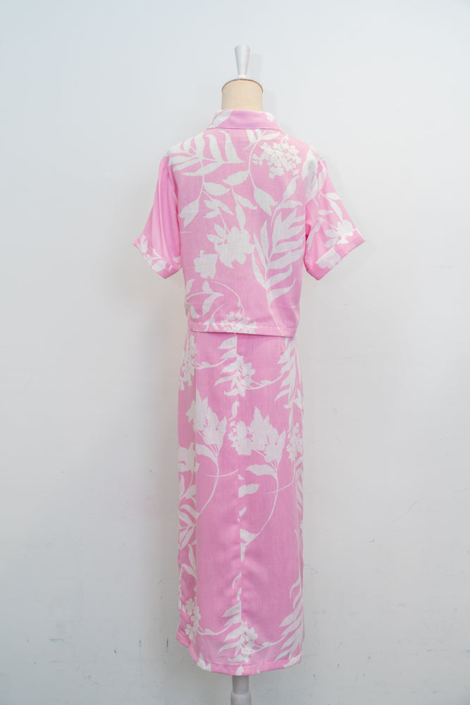Bora Skirt Set - Pink / Blue