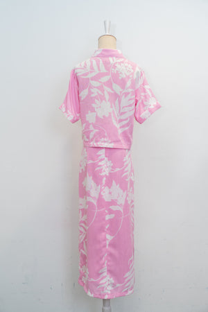 Bora Skirt Set - Pink / Blue