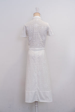 Bianca Broderie Skirt Set