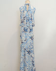 Selah Hi-low Dress - Blue Floral