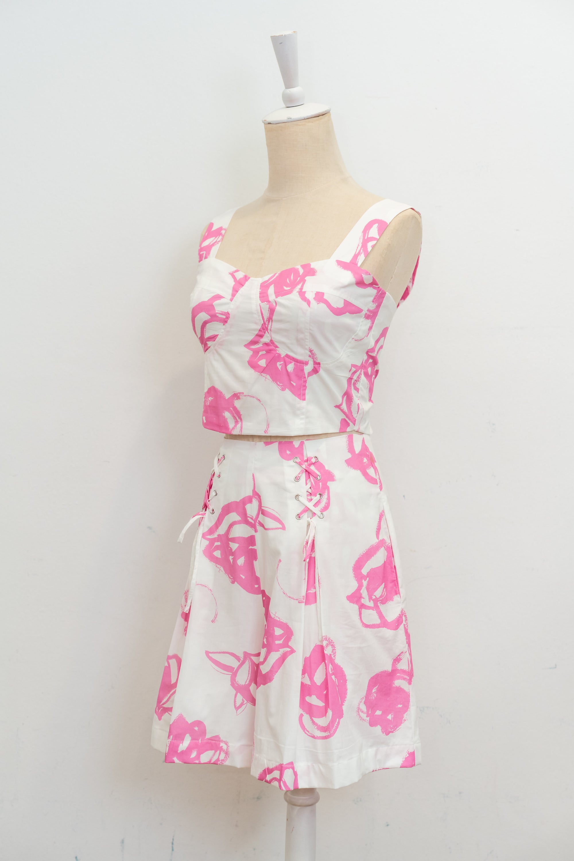 Abbey Shorts Set - Pink Floral
