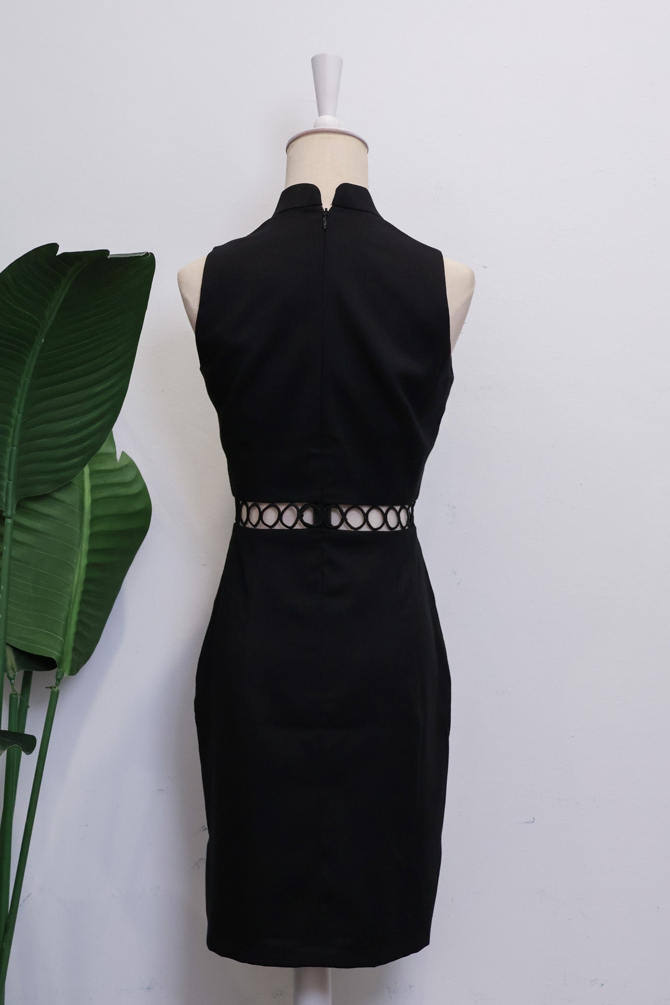 Caryn Cheongsam - Black / Emerald