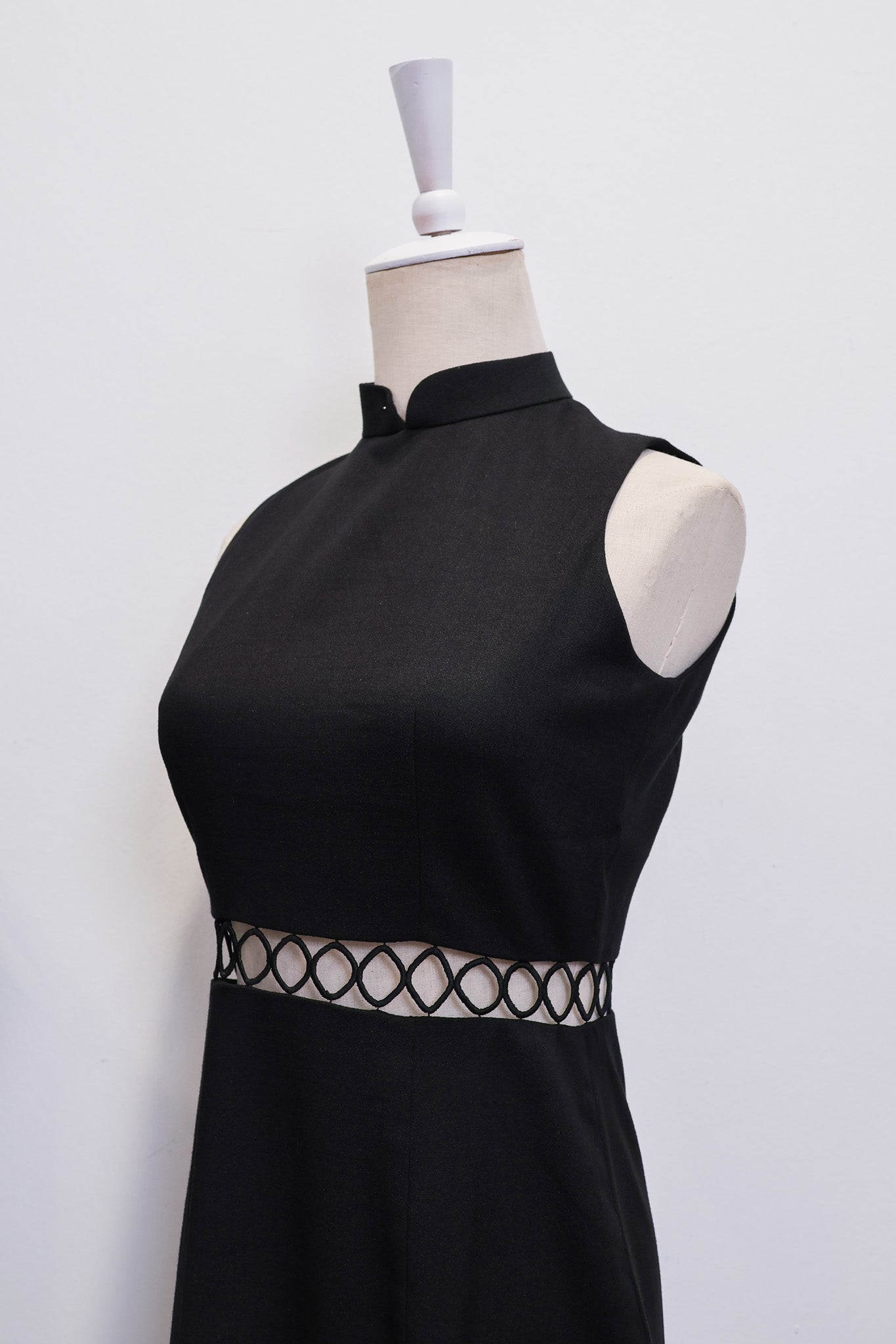 Caryn Cheongsam - Black / Emerald