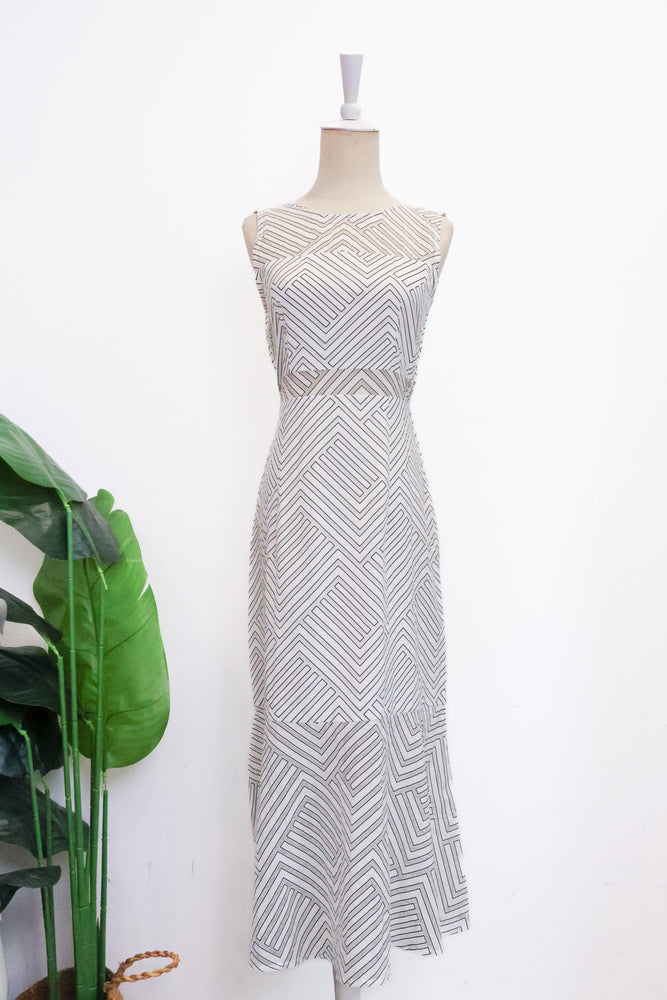 Olympia Midi Dress - White