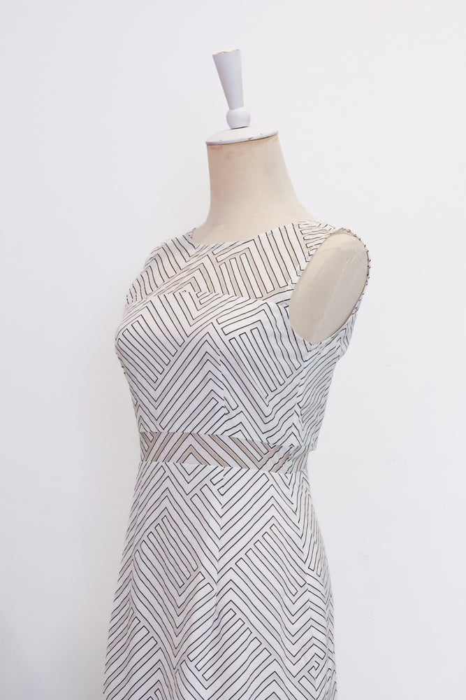 Olympia Midi Dress - White