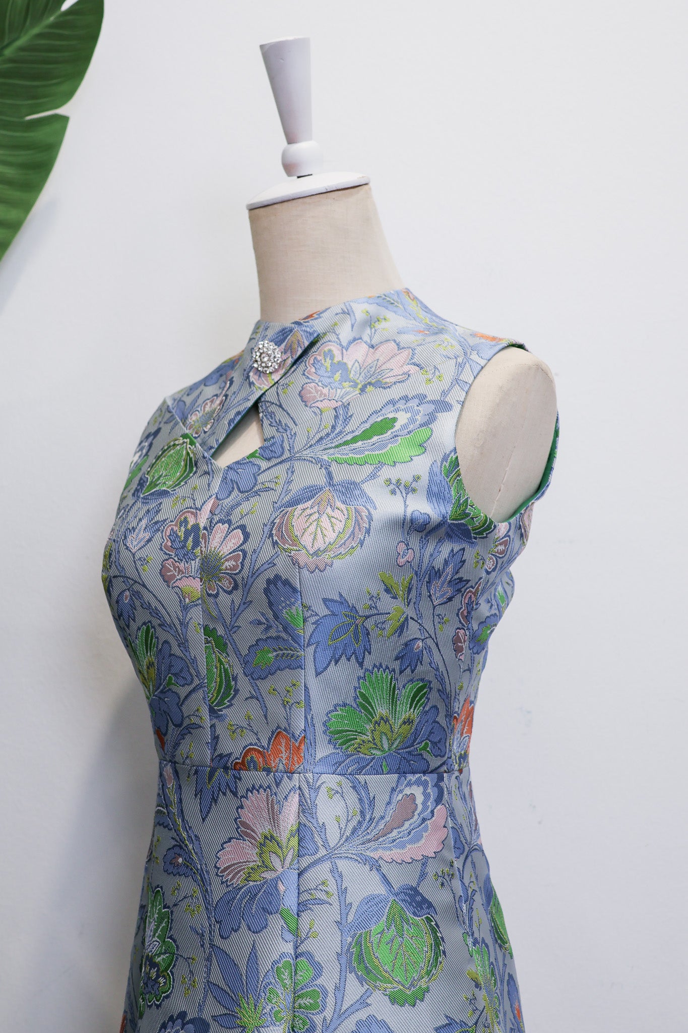 Lotus Jacquard Dress