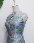 Lotus Jacquard Dress
