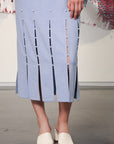 Gatsby Sleeveless Slit Cheongsam - Black / Chambray