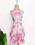 Heidi Zip Top - Tulip Blooms / Pink Floral