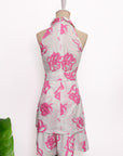 Heidi Zip Top - Tulip Blooms / Pink Floral