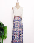 Wonder Skirt - Blueberry Floral / Vintage Floral / Violet Blooms