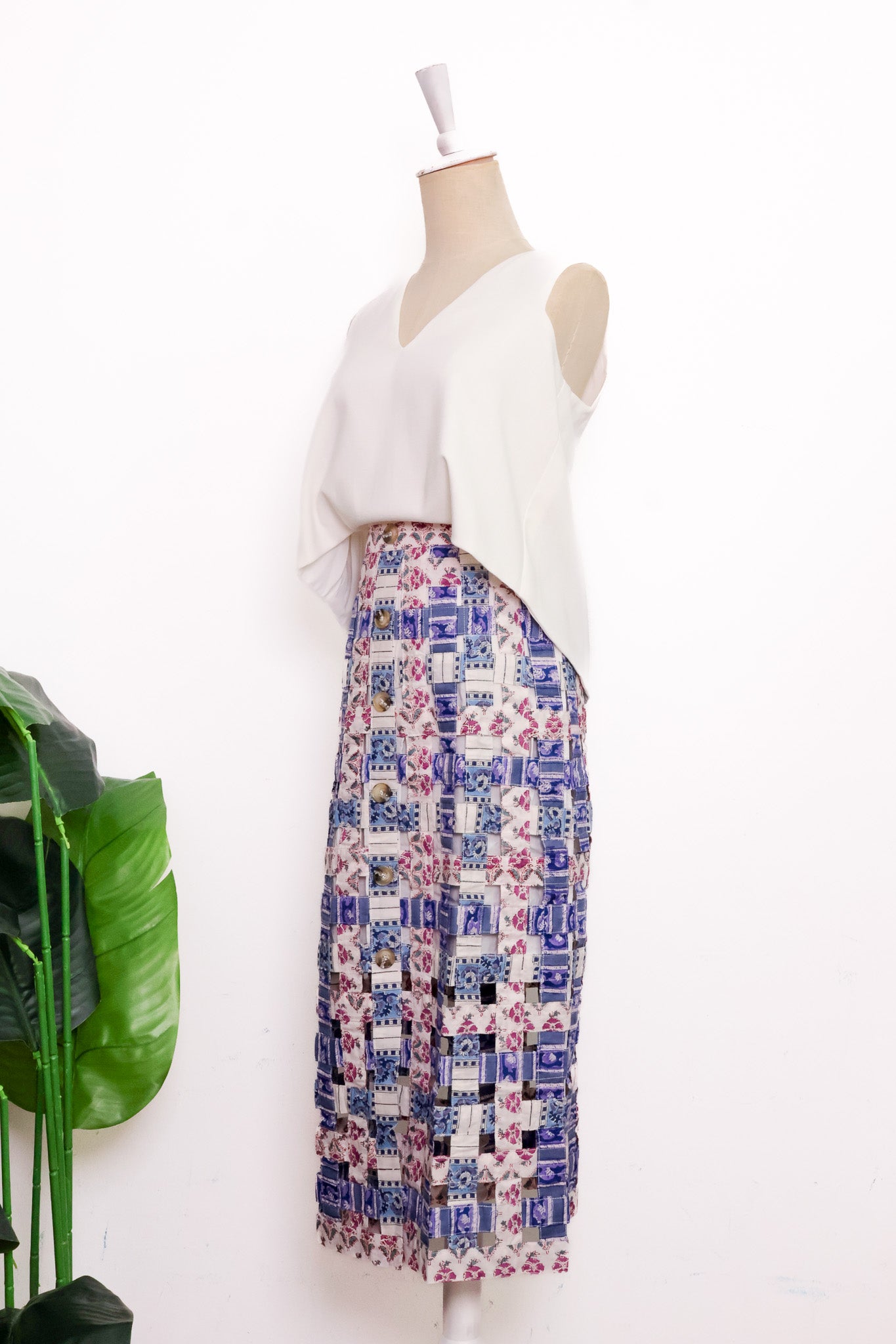 Wonder Skirt - Blueberry Floral / Vintage Floral / Violet Blooms