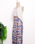Wonder Skirt - Blueberry Floral / Vintage Floral / Violet Blooms