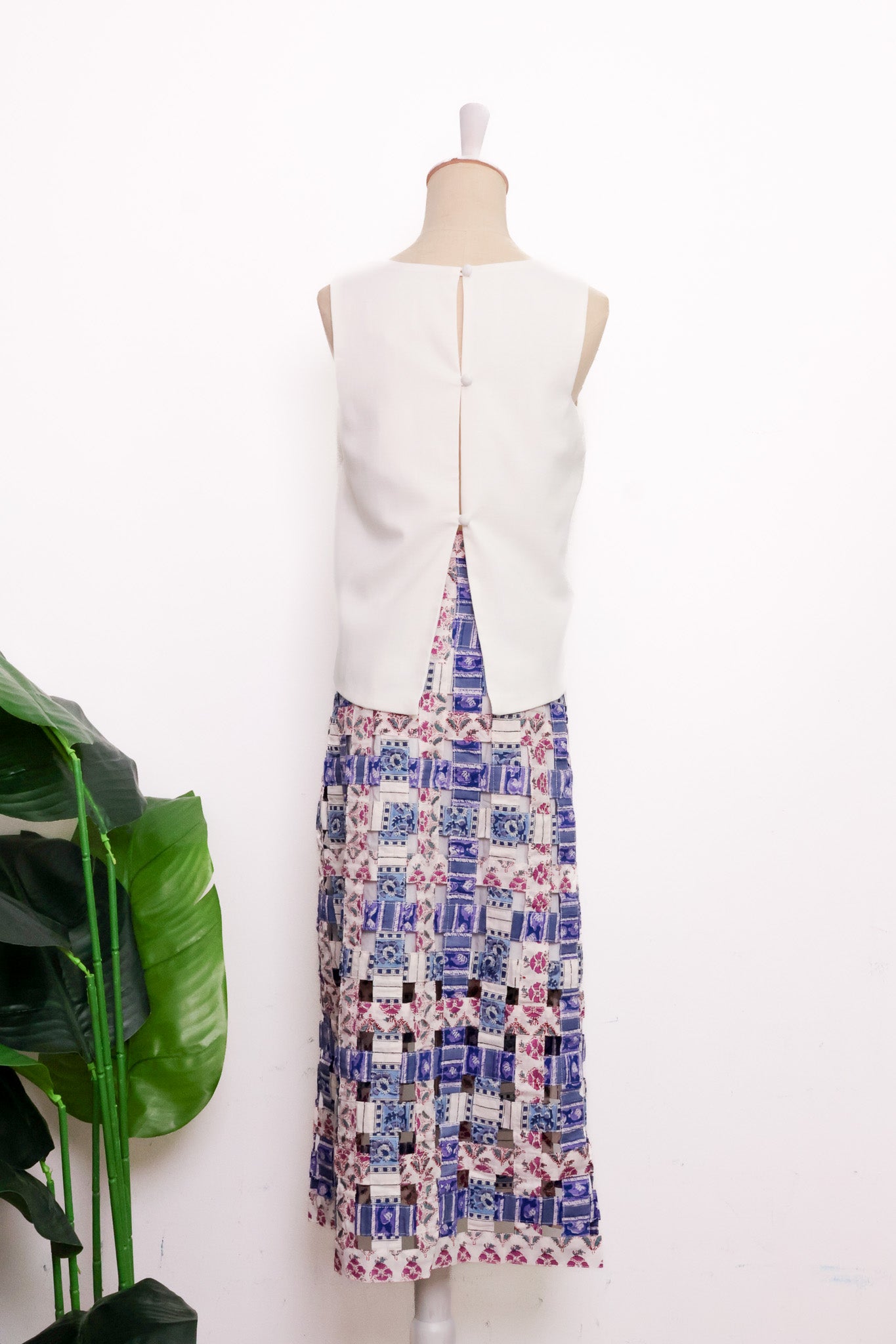 Wonder Skirt - Blueberry Floral / Vintage Floral / Violet Blooms
