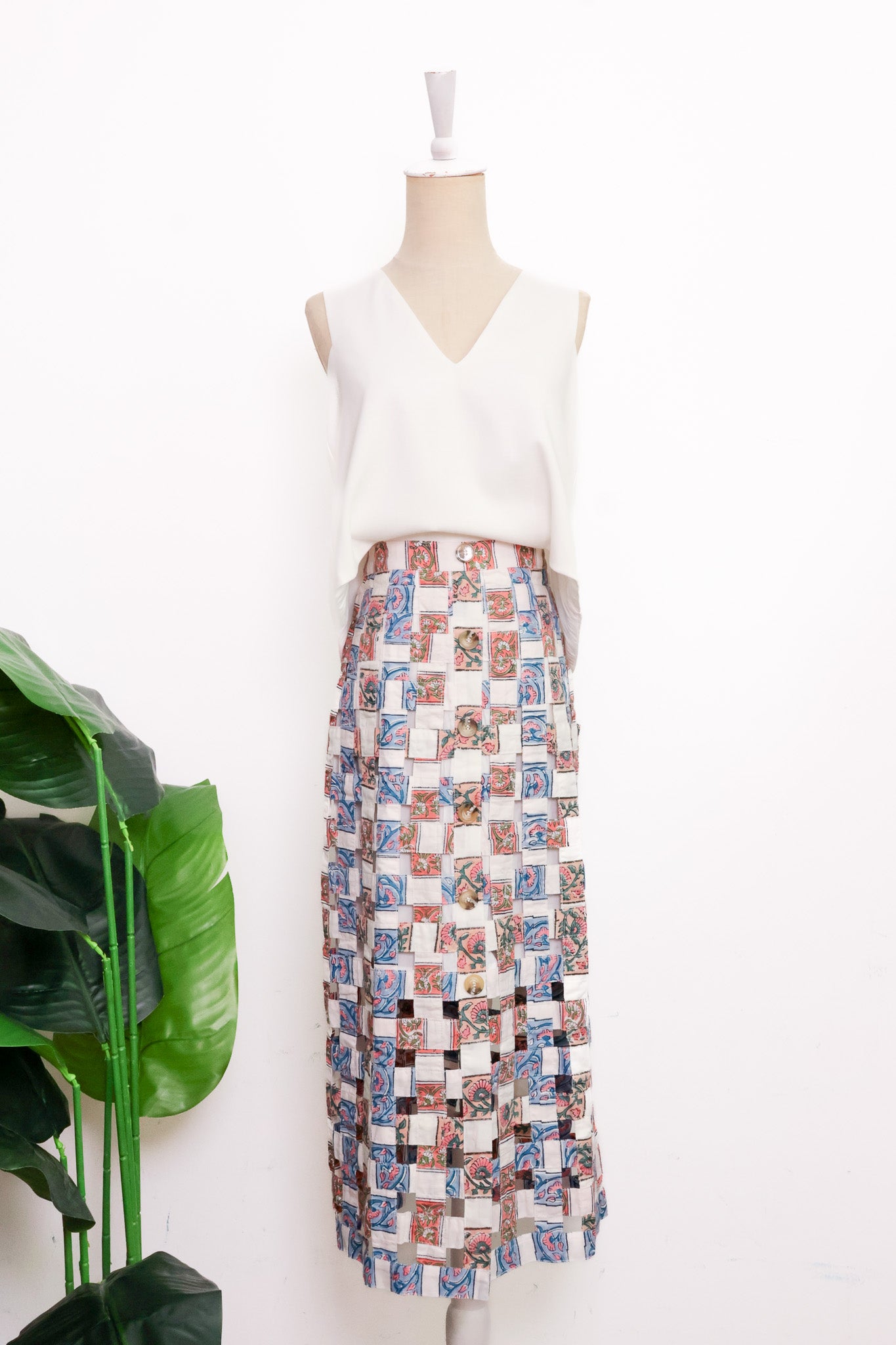 Wonder Skirt - Blueberry Floral / Vintage Floral / Violet Blooms