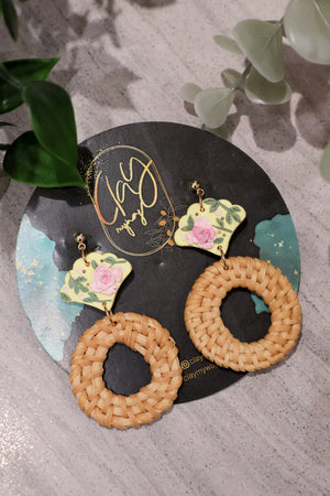 ClayMyWay Earrings - Rattan Ring