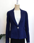 Nola Tailored Blazer - Blush Pink / White / Navy