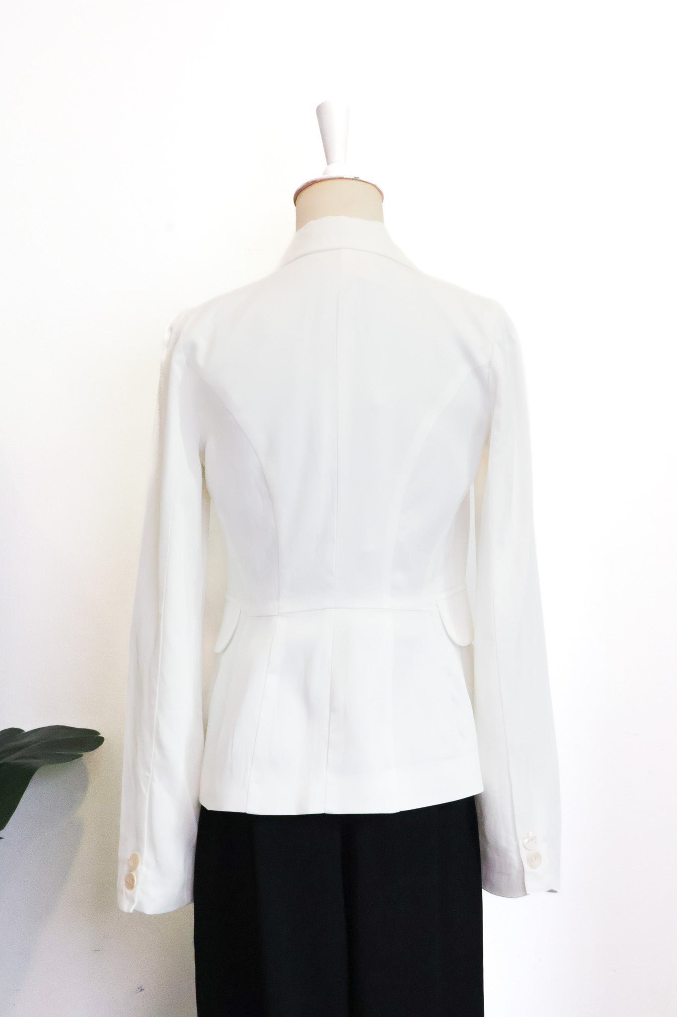 Nola Tailored Blazer - Blush Pink / White / Navy