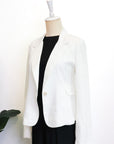 Nola Tailored Blazer - Blush Pink / White / Navy