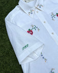 TMP x MarchMay Linen Shirt- Cross Stitch Bloom (BACKORDER)