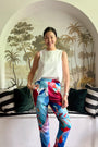 Signature French Tuck Top ( Round neck / V-neck ) - White / Black (Pre-order)
