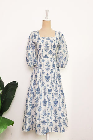 Josie Dress - Blue Blooms