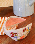 Floral Linen Headband