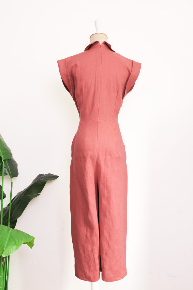 Ellis Midi Jumpsuit - Rust