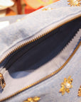 Denim Embellished Bum Bag