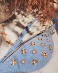 Denim Embellished Bum Bag