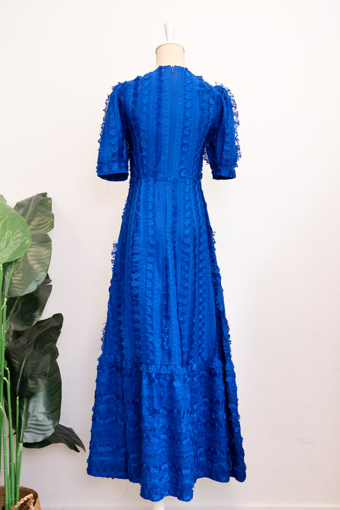 In-a-Knot Maxi Dress - Cobalt Dreams