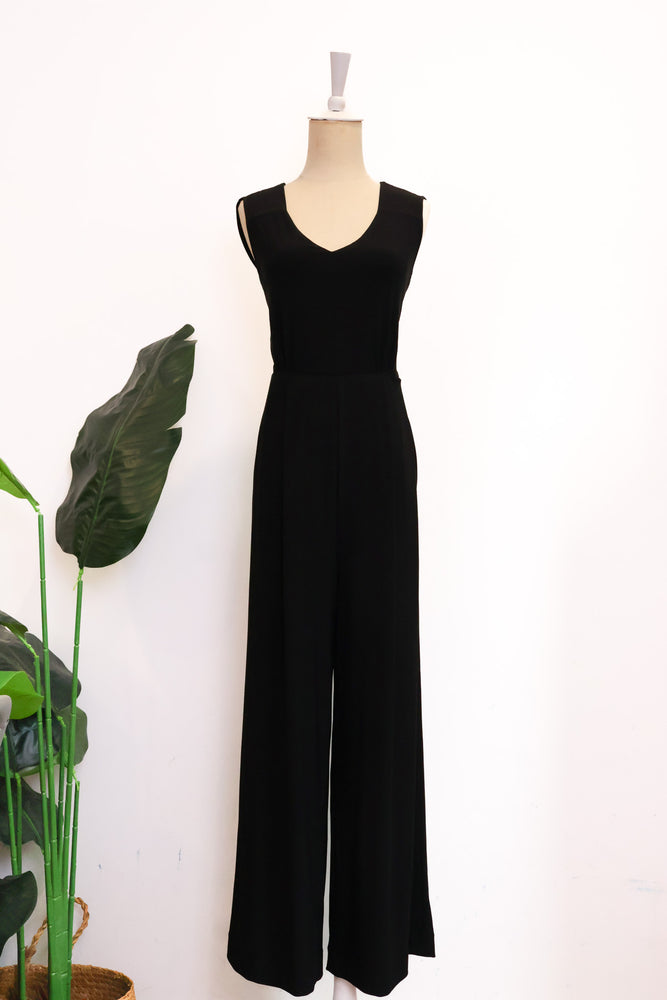 Nova Maxi Jumpsuit - Forest Green / Black