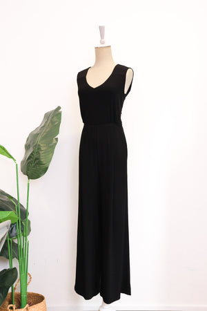 Nova Maxi Jumpsuit - Forest Green / Black