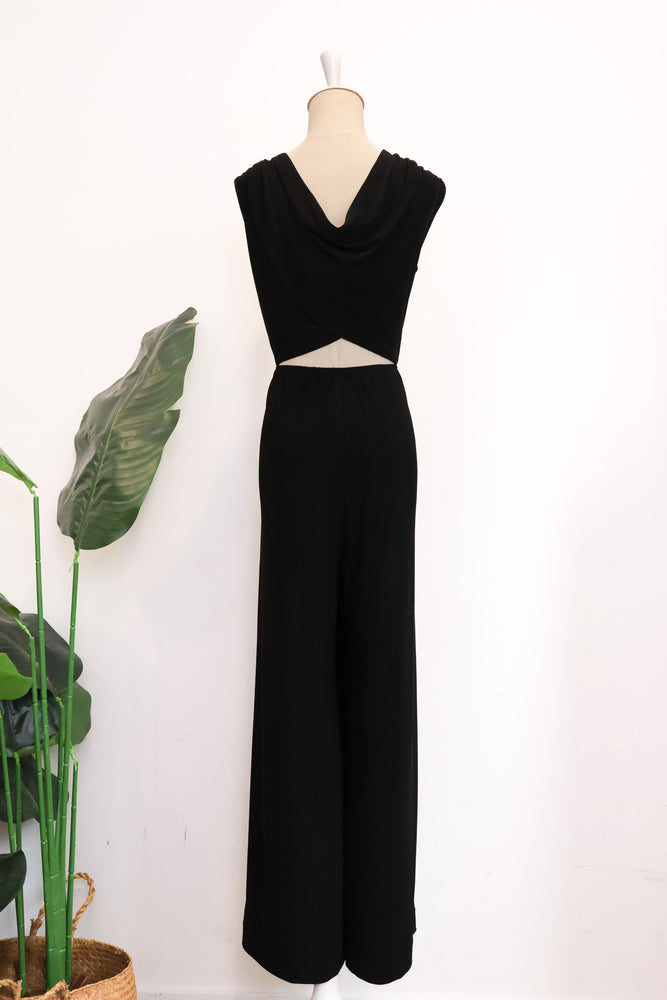 Nova Maxi Jumpsuit - Forest Green / Black