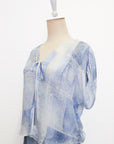 Gene Reversible Tie Top