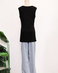 Sloane Panelled Tee - Black / White / Olive / Bronze