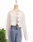 Darcy Denim Jacket - Blue/White