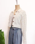 Darcy Denim Jacket - Blue/White