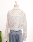 Darcy Denim Jacket - Blue/White