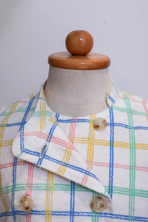 
            
                Load image into Gallery viewer, Lil&amp;#39; Cecile Linen Trench Dress
            
        