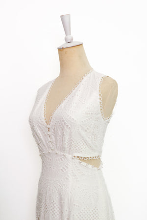 Destiny Eyelet Convertible Cut-Out Dress