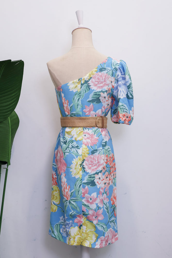 Ari Toga Mini Dress - Botanic Blues