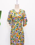 Faye Flutter Sleeves Knot Dress
